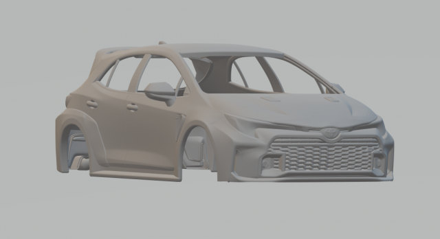Toyota corolla gr Modelo de impresión 3D .c4d .max .obj .3ds .fbx .stl .blend 