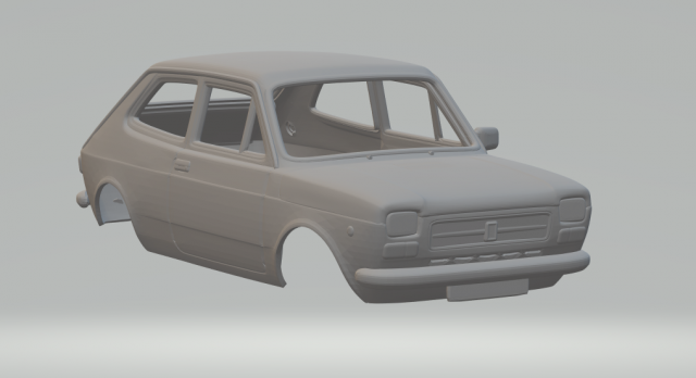 SEAT 127 Modello di stampa 3D .c4d .max .obj .3ds .fbx .stl .blend 