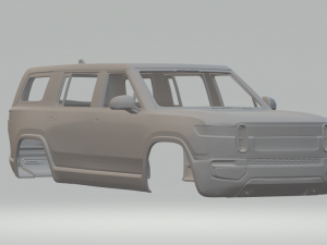 Rivian R1S Modèles 3D en vedette