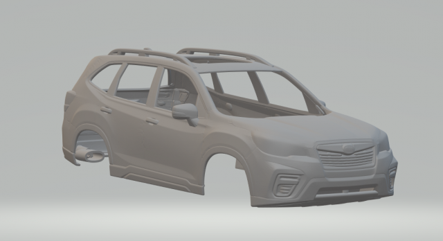 Subaru forester 3D Baskı Modeli .c4d .max .obj .3ds .fbx .stl .blend 
