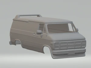 A-TEAM 1989 GMC G20 3D Print Model
