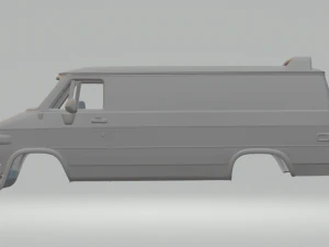 A-TEAM 1989 GMC G20 3D Print Model