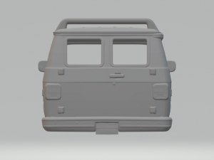 A-TEAM 1989 GMC G20 3Dプリントモデル