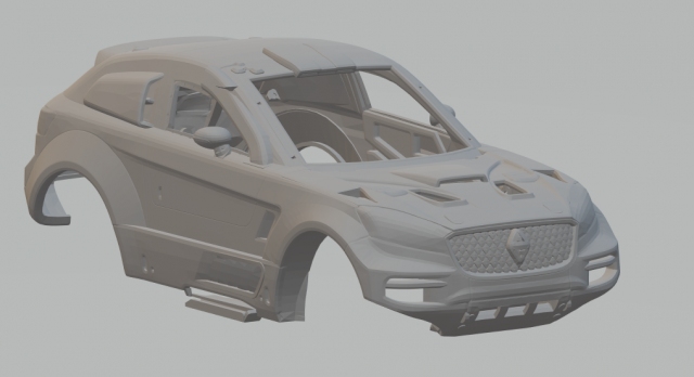 Dakar borgward 3D प्रिंट मॉडल .c4d .max .obj .3ds .fbx .stl .blend 