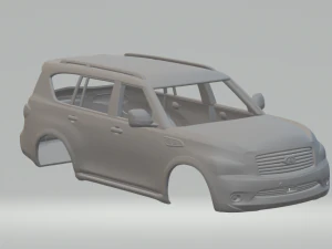 INFINITI QX80 3D Print Model