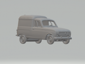 RENAULT 4 FOURGONETTE 3D-printmodel