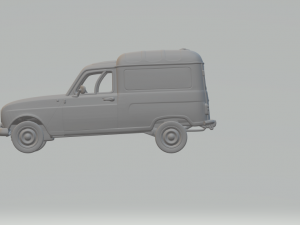 RENAULT 4 FOURGONETTE 3D Принт Модель