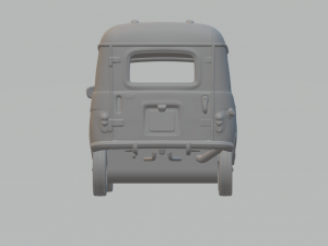 RENAULT 4 FOURGONETTE 3D Принт Модель
