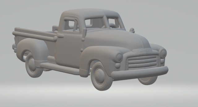 Gmc 9300 truck Modelo de Impressão 3D .c4d .max .obj .3ds .fbx .stl .blend 