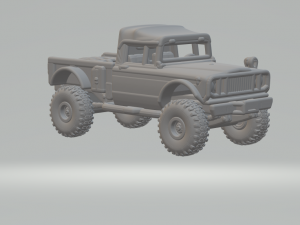 JEEP KAISER M715 3Dプリントモデル