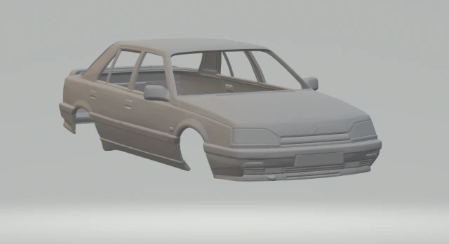 Renault r25 baccara 3D Print Model .c4d .max .obj .3ds .fbx .stl .blend 