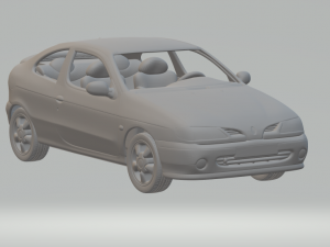 Renault Megane Coup 98 3D Print Model