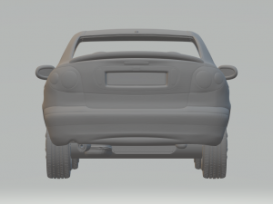 Renault Megane Coup 98 3D 打印模型