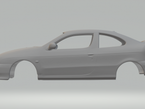 RENAULT MEGANE COUPE 98 3D 打印模型