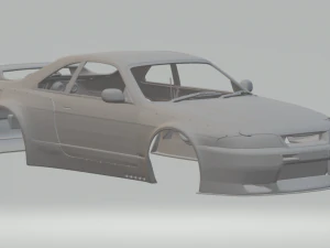 Nissan-Skyline-Pandem 3D Druckmodell