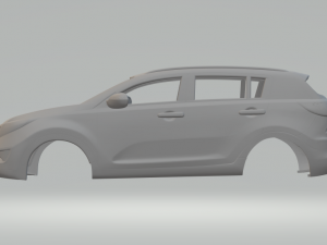 Kia Sportage Modello di stampa 3D