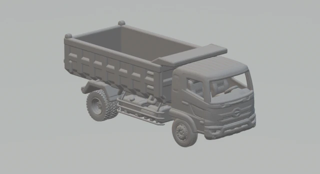 Hino 500 3D Print Model .c4d .max .obj .3ds .fbx .stl .blend 