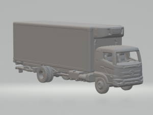 Hino 500 truck box 3Dプリントモデル
