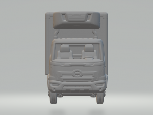 Hino 500 truck box Modèles 3D en vedette