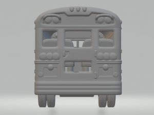 GMC SCHOOL BUS 3D Print Model
