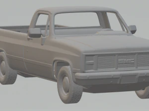 GMC SIERRA 1985 р 3D Принт Модель