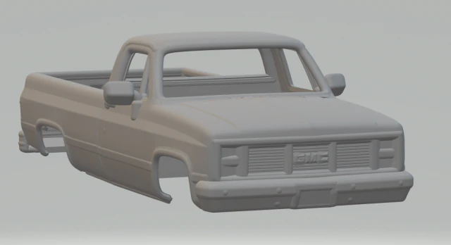 Gmc sierra mk1 3D Print Model .c4d .max .obj .3ds .fbx .stl .blend