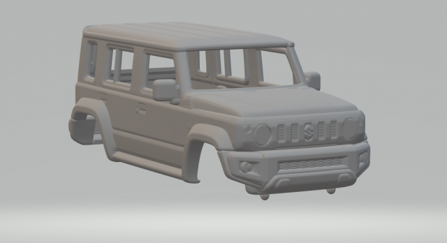 Suzuki jimny 5 doors Modelo de Impressão 3D .c4d .max .obj .3ds .fbx .stl .blend 