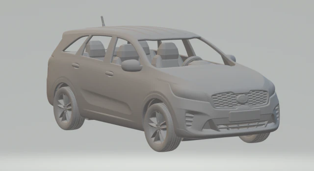 Kia sorento 2019 3D Print Model .c4d .max .obj .3ds .fbx .stl .blend 