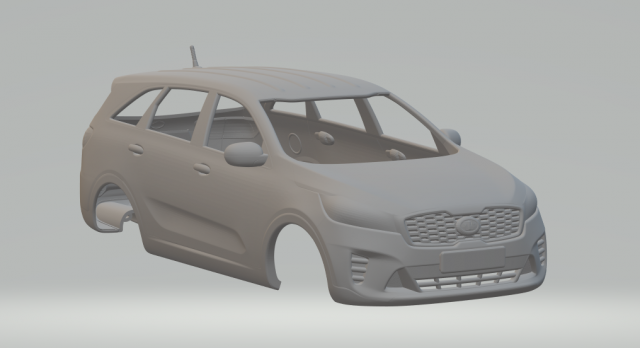 Kia sorento 2019 Modello di stampa 3D .c4d .max .obj .3ds .fbx .stl .blend