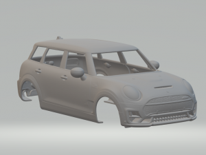CLUBMAN JOHN COOPER WORKS 3Dプリントモデル