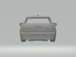 CLUBMAN JOHN COOPER WORKS Modello di stampa 3D