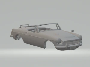 MG B 로드스터 MK1 3D 프린트 모델