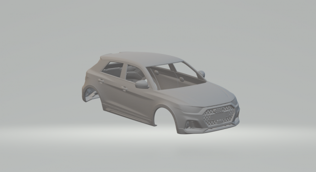 AUDI A1 CITYCARVER 3D प्रिंट मॉडल .c4d .max .obj .3ds .fbx .stl .blend 