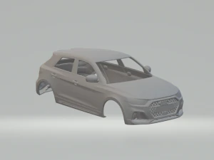 ऑडी ए1 सिटीकार्वर 3D प्रिंट मॉडल