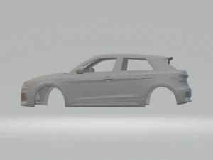 ऑडी ए1 सिटीकार्वर 3D प्रिंट मॉडल