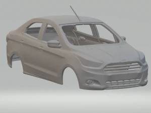フォード Ka セダン 3Dプリントモデル