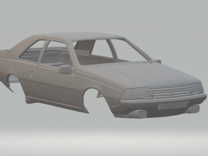 1983 Renault Fuego Turbo 3D Print Model