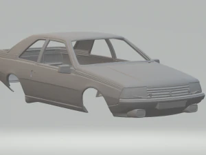 1983 Renault Fuego Turbo 3D Baskı Modeli
