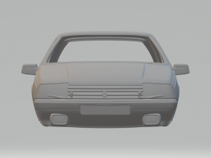 1983 Renault Fuego Turbo 3D Принт Модель