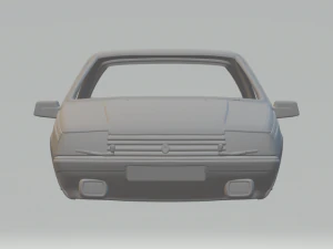 1983 Renault Fuego Turbo 3D Print Model