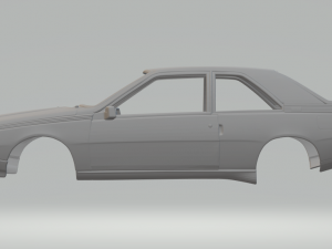1983 Renault Fuego Turbo 3D Принт Модель