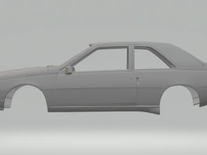1983 Renault Fuego Turbo 3D Print Model