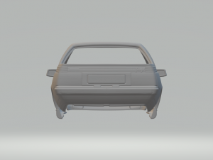 1983 Renault Fuego Turbo 3D Принт Модель