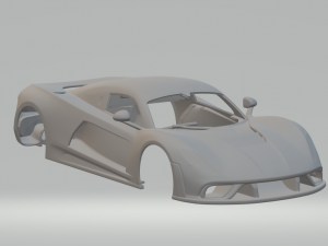 Hennessey Venom F5 3D Принт Модель