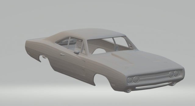 Dodge charger rt tantrum 3D Print Model .c4d .max .obj .3ds .fbx .stl .blend 
