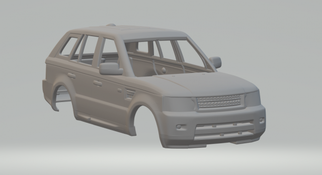 Land Rover Range Rover 2011 Model Cetak 3D .c4d .max .obj .3ds .fbx .stl .blend 
