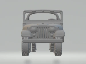 JEEP CJ5 3D Print Model