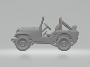 JEEP CJ5 3D Print Model in Vehicle 3DExport