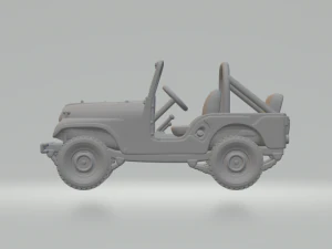 JEEP CJ5 3D Print Model