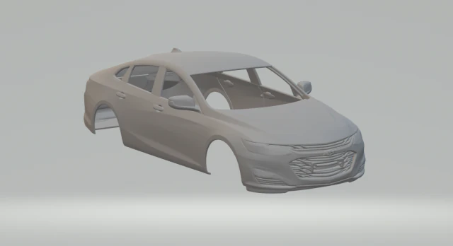 Chevrolet malibu 3D Print Model .c4d .max .obj .3ds .fbx .stl .blend